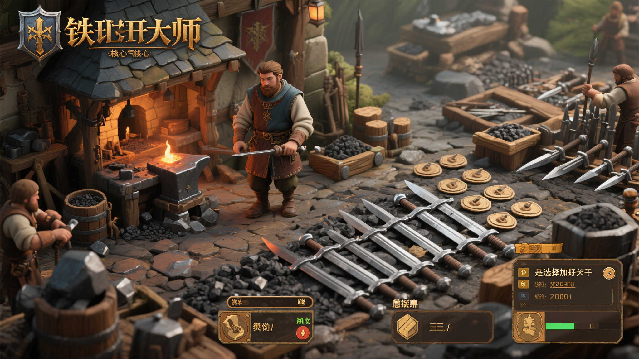 中世纪铁匠铺经营新作《铁匠大师》首发获好评！